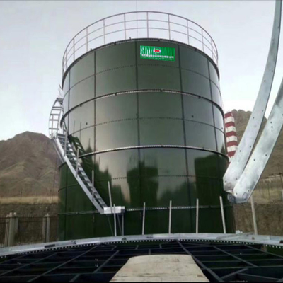 Tangki Digester Anaerobik 800m3 CSTR Tangki Biogas Digester Limbah Canggih