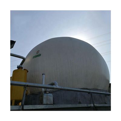 kualitas  Round Double Membrane Biogas Holder With Recycling Advantage pabrik