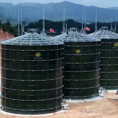 Tangki Digester Anaerobik Pembuangan Limbah Organik Kinerja Keamanan Tinggi