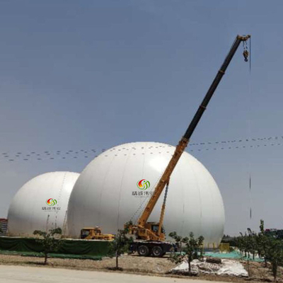 Reaksi Anaerobik Pemegang Biogas Membran Ganda Tahan Korosi