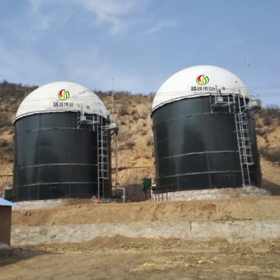 Double Membrane Biogas Holder Dengan Bahan Khusus PES PVC PDFE Anti Korosi