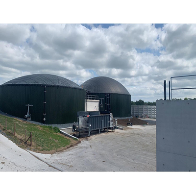 Biogas dan penyimpanan air limbah Pengisi gas Reaksi anaerobis Pemasangan