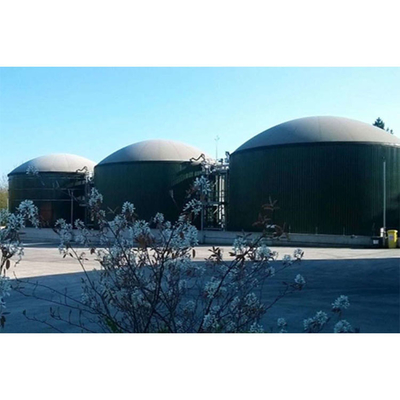 Q355B Q235B Tangki Digester Anaerob Piring Baja Pada Instalasi Situs
