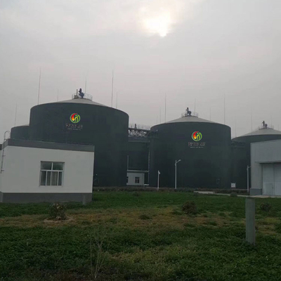 Proyek Pabrik Biogas Balon Gas N2O Gobar Tangki Pencernaan Anaerobik