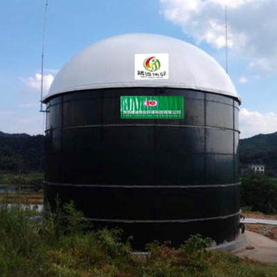 Pemegang Gas Bio Anaerobiosis PDFE Pabrik Biogas Kontainer Fleksibel