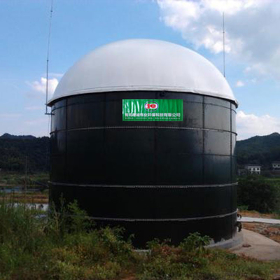 Pemegang Gas Biogas Reaksi Anaerobik Tangki Penyimpanan Gas Membran Ganda PDFE
