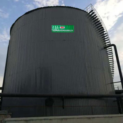 CH4 Tangki Digester Anaerobik CO2 Biodigester Tanaman Tangki Pengaduk Terus Menerus Bioreaktor