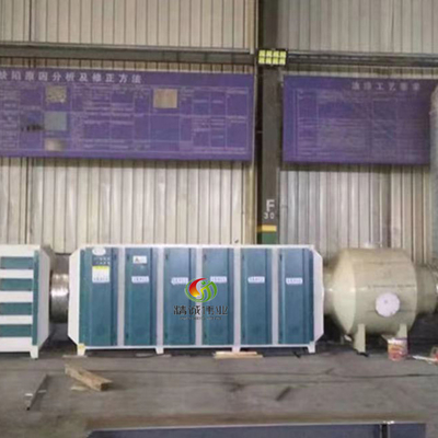 Pembersih gas limbah dengan tekanan dan kapasitas pengolahan yang dapat disesuaikan