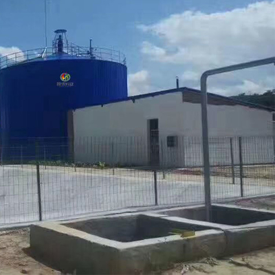 Expanded Granular Sludge Bed EGSB Pengolahan Air Limbah Pabrik Biogas Komersial