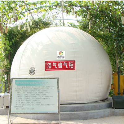 Pemegang Gas Biogas Tahan Air Jenis Pemegang Gas Terapung Air Limbah Diagram Pabrik Biogas
